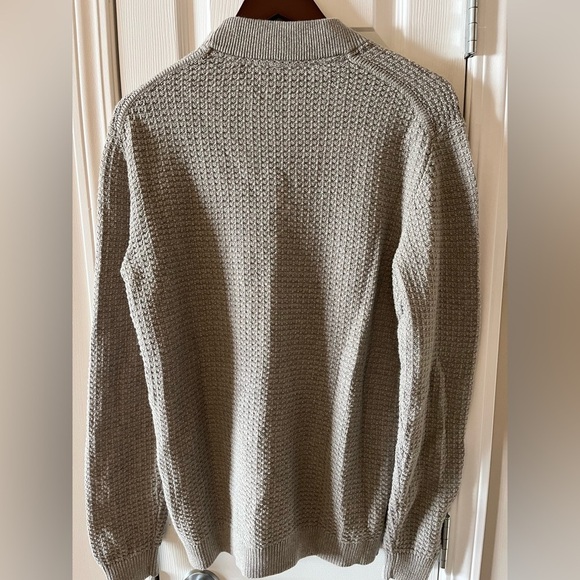 Mens Ted Baker London Textured Cotton Blend Crewneck Sweater Size 3 - Picture 2 of 8